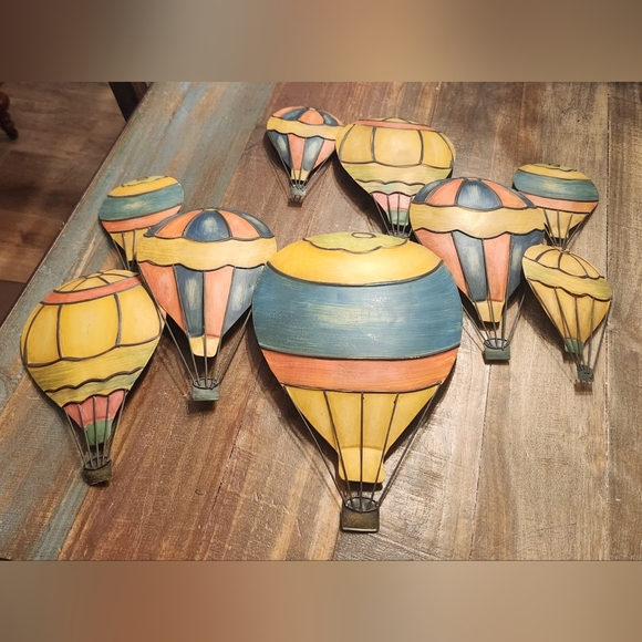 Vintage Hotair Ballons Wall Art